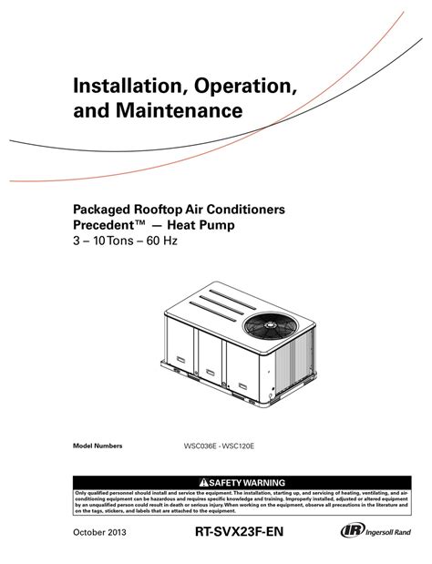 Connect an ohmmeter to the switch. . Trane tam4 service manual
